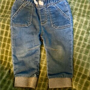 Cat & Jack Boys Blue Kids Denim Joggers